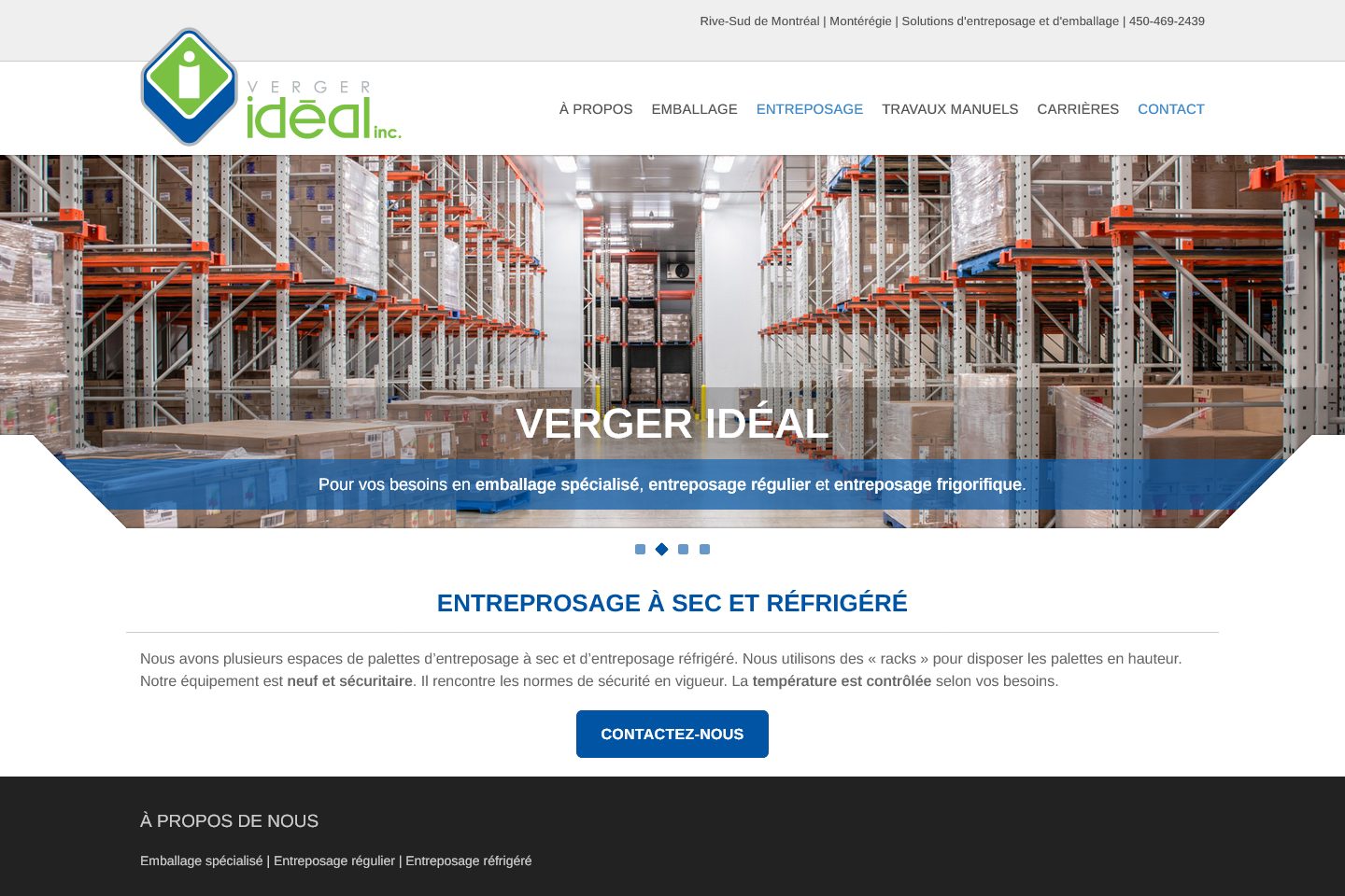 Site Web Verger Idéal